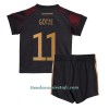 Conjunto (Camiseta+Pantalón Corto) Alemania Mario Gotze 11 Segunda Equipación Mundial 2022 - Niño